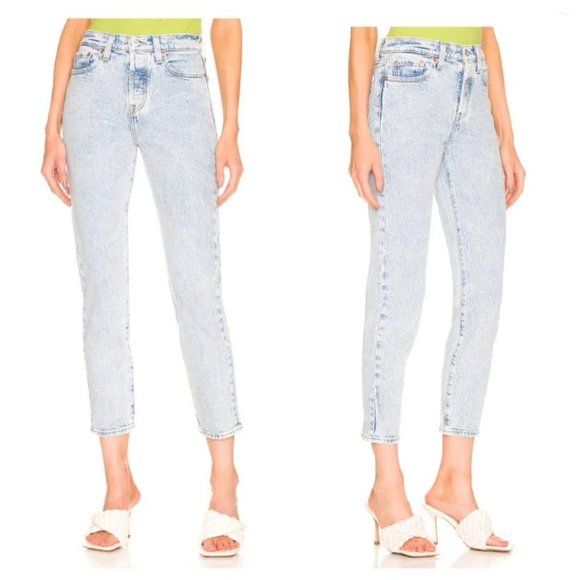 NWT $90 LEVI'S Women 26 (2) Wedgie Icon Fit Ankle Jeans Denim pants Waist 28" - Picture 3 of 14
